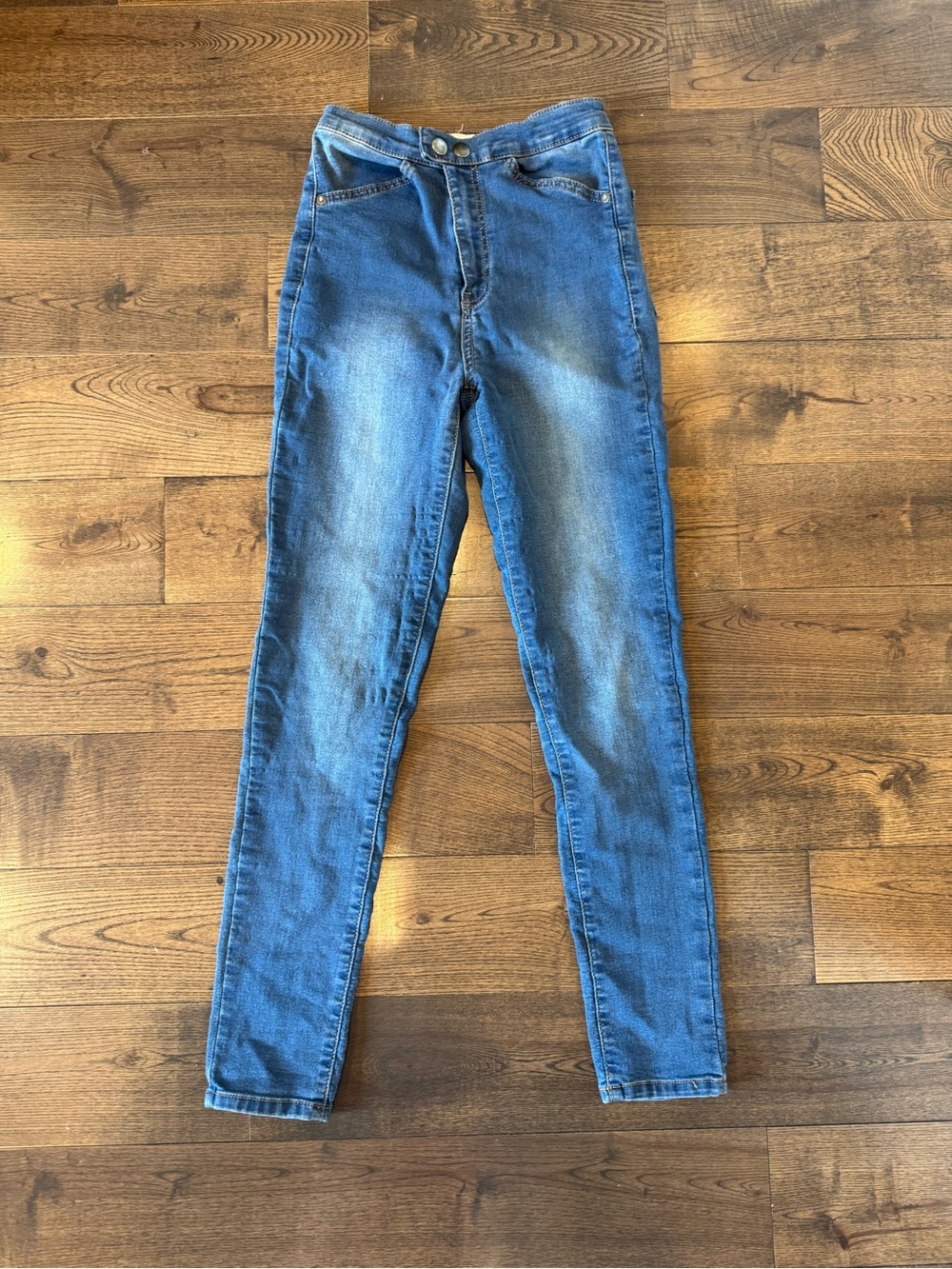 Free people Blue High-Rise Skinny Jeans size 27